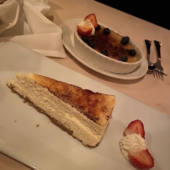 Jake's Steakhouse - Bronx - Crème brûlée and crème brûlée cheesecake. - Steakhouses Near Me - Bronx, New York