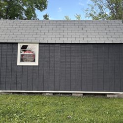 Storage Buildings Unlimited - Leveled side view