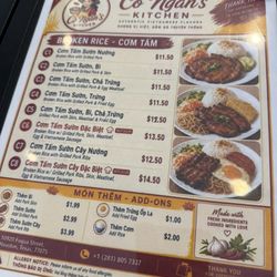 Menu 2 rice portion