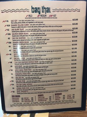 Menu photo 7 Bay Thai Cuisine San Rafael, CA Menu photo 7 Bay Thai Cuisine San Rafael, CA