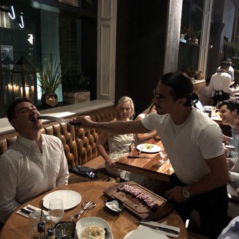 Nusr-Et Steakhouse - Salt Bae visited every table to slice and salt the meat - Steakhouses Near Me - Miami, Florida