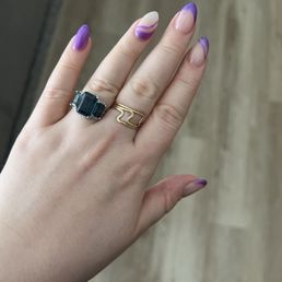 Purple nails :) Purple nails :)