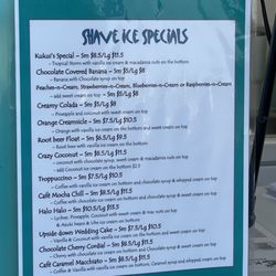 Kukui's Hawaiian Shaved Ice