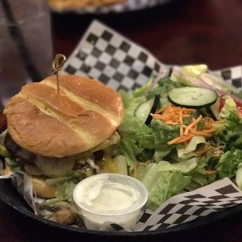 The Brick Saloon - A mushroom/Swiss with bacon! - Bars Near Me - Roslyn, Washington The Brick Saloon - A mushroom/Swiss with bacon! - Bars Near Me - Roslyn, Washington