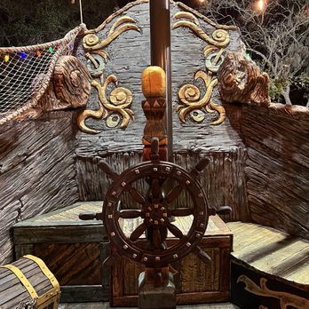 Pirate's Cove - Pirate ship for photo opps - Mini Golf Near Me - Orlando, Florida