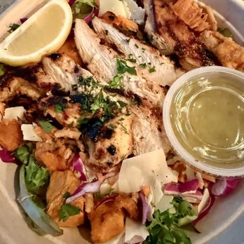 Brown Bag Seafood - Grilled Chicken salad - Salad Near Me - Charlotte, North Carolina
