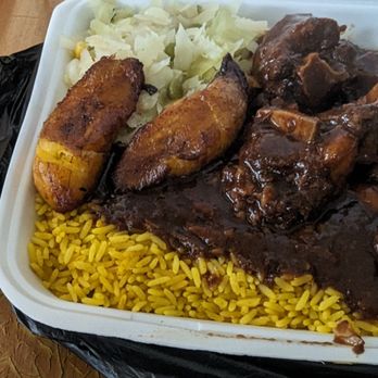Boston Jerk Center - Large oxtail plate - Caribbean Near Me - Decatur, Georgia Boston Jerk Center - Large oxtail plate - Caribbean Near Me - Decatur, Georgia