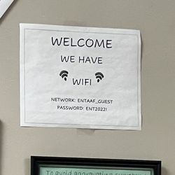 ENT and Allergy Associates - WiFi available