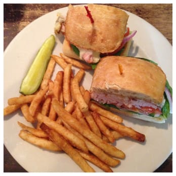 Christopher's Third Street Grille - Cobbler sandwich with fries - New American Near Me - Dover, New Hampshire