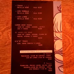 Silenus - Cocktails Menu