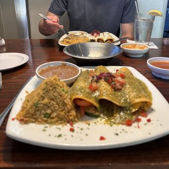 Rj Mexican Cuisine - Vegetable Enchiladas - Mexican Near Me - Dallas, Texas