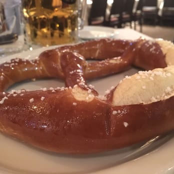 Der Biergarten - Riesenbretzel giant warm pretzel, three kinds of mustard - German Near Me - Atlanta, Georgia Der Biergarten - Riesenbretzel giant warm pretzel, three kinds of mustard - German Near Me - Atlanta, Georgia