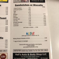 Wayside Family Restaurant - Breakfast sandwiches & Kids' menu (with Mickey Mouse Hotcake!!).