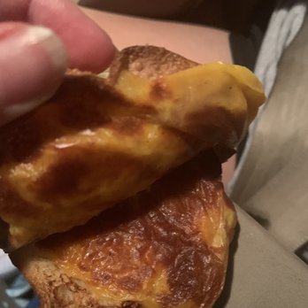 Panera Bread - Grilled cheese? Very disappointed, burnt cheese yet bread wasn't warm, toasted...nothing! - Sandwiches Near Me - Fort Worth, Texas