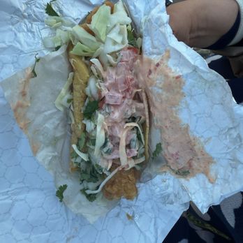 The Taco Stand - Baja taco - battered fish - Mexican Near Me - Costa Mesa, California The Taco Stand - Baja taco - battered fish - Mexican Near Me - Costa Mesa, California