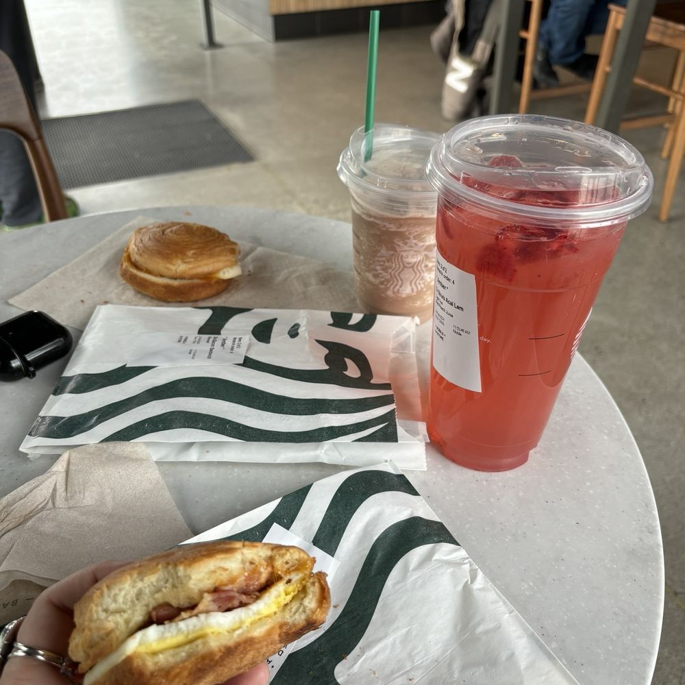 Double Smoked Bacon Cheddar and Egg Sandwiches. Strawberry Açaí Lemonade Refresher with Peach Juice. Vanilla Frappe with mocha syrup. Double Smoked Bacon Cheddar and Egg Sandwiches. Strawberry Açaí Lemonade Refresher with Peach Juice. Vanilla Frappe with mocha syrup.