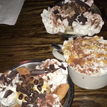 The Caves - Caramel and mocha latte wit 2 sundae bowls - Coffee & Tea Near Me - Edgewater, New Jersey The Caves - Caramel and mocha latte wit 2 sundae bowls - Coffee & Tea Near Me - Edgewater, New Jersey