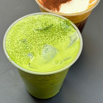 Stagger Coffee - double matcha & cream top - Coffee & Tea Near Me - Los Angeles, California Stagger Coffee - double matcha & cream top - Coffee & Tea Near Me - Los Angeles, California