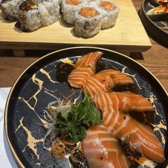 Raku Sushi Hibachi AYCE Buffet - Salmon dishes - Japanese Near Me - Duluth, Georgia