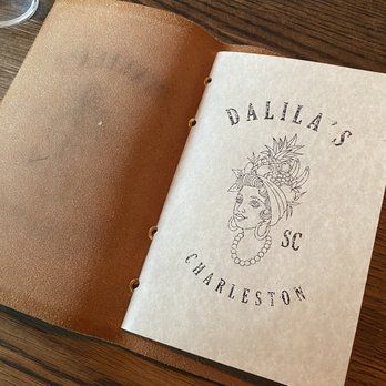 Dalila’s - Menu - Cocktail Bars Near Me - Charleston, South Carolina