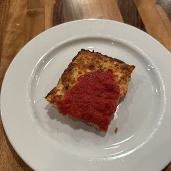 Emmy Squared Pizza - Hell's Kitchen - Cheese square - Pizza Near Me - New York, New York Emmy Squared Pizza - Hell's Kitchen - Cheese square - Pizza Near Me - New York, New York