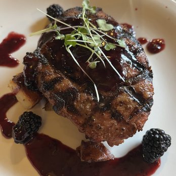 Fried Green Tomatoes - Blackberry Pork Ribeye - Steakhouses Near Me - Galena, Illinois