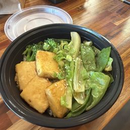 Crispy Tofu and Veggies  蔬菜饭