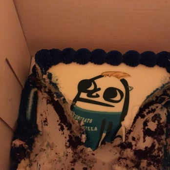 Carlo's Bakery - The last remains of the weekend cake (that was made to congratulate the groom-to-be). - Bakeries Near Me - Hoboken, New Jersey Carlo's Bakery - The last remains of the weekend cake (that was made to congratulate the groom-to-be). - Bakeries Near Me - Hoboken, New Jersey