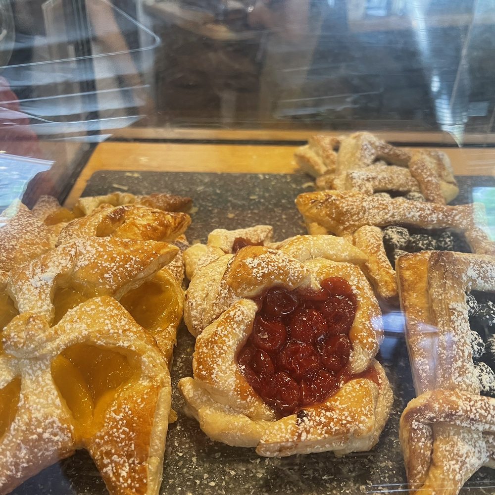 Cedar House - Peach , cherry and blueberry pastry - Coffee & Tea Near Me - Flagstaff, Arizona Cedar House - Peach , cherry and blueberry pastry - Coffee & Tea Near Me - Flagstaff, Arizona