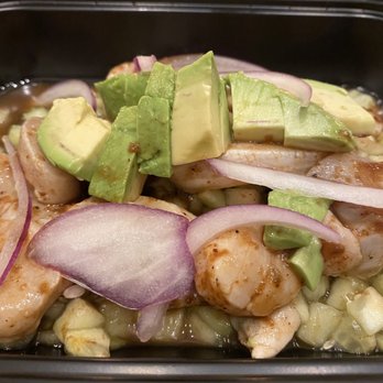 Mariscos Choix - Everything was so fresh on my tostada callo de hacha (1/21/22) - Seafood Near Me - Downey, California