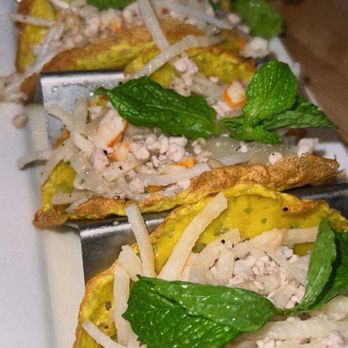 Shank & Bone - Bánh xèo (8/10) wish they were crispier - Vietnamese Near Me - San Diego, California Shank & Bone - Bánh xèo (8/10) wish they were crispier - Vietnamese Near Me - San Diego, California