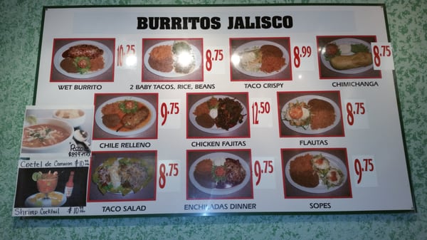 Menu photo 6 Burritos Jalisco Auburn, CA Menu photo 6 Burritos Jalisco Auburn, CA