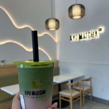 Kyo Matcha - Strawberry Matcha w/ oat milk - Desserts Near Me - Falls Church, Virginia Kyo Matcha - Strawberry Matcha w/ oat milk - Desserts Near Me - Falls Church, Virginia