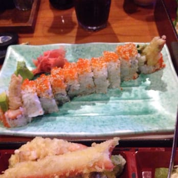 Japanese Kitchen - California roll with shrimp tempera inside so good.cost me 8.95. - Sushi Bars Near Me - Clovis, California