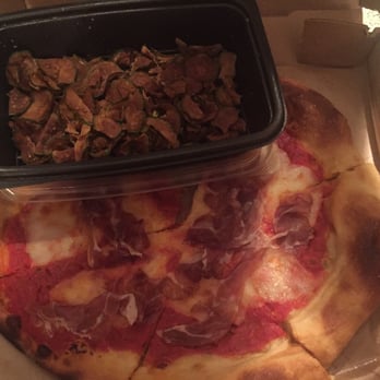 North Italia - "prosciutto pizza" - red sauce, no goat cheese, figs, or arugula (tasted horrible). Also burned zucca chips. - Italian Near Me - Phoenix, Arizona North Italia - "prosciutto pizza" - red sauce, no goat cheese, figs, or arugula (tasted horrible). Also burned zucca chips. - Italian Near Me - Phoenix, Arizona