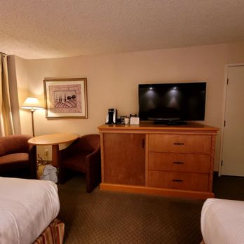 Eldorado Reno Casino - Room with 2 beds, TV, fridge, coffeemaker, table, chairs. - Accessories Near Me - Reno, Nevada Eldorado Reno Casino - Room with 2 beds, TV, fridge, coffeemaker, table, chairs. - Accessories Near Me - Reno, Nevada