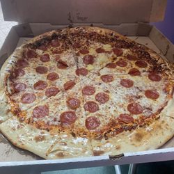 Jester Mardi Gras Daiquiris - Pepperoni pizza