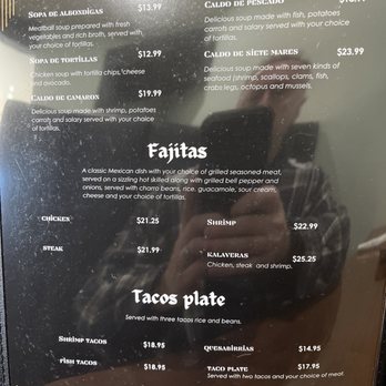Kalavera's Bar & Grill - Menu - Mexican Near Me - Prescott Valley, Arizona