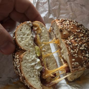 Beaver Bagel Company - Classic Sandwich On Everything Bagel - Bagels Near Me - Beaver, Pennsylvania