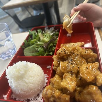 Day & Night Boba Tea House - Orange Chicken Bowl - Bubble Tea Near Me - Eugene, Oregon
