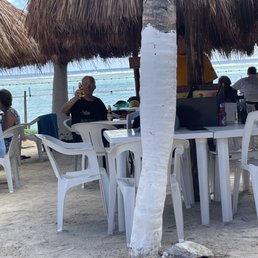 Sitting under a Palapa on the ocean! Sitting under a Palapa on the ocean!