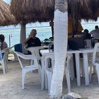 The Krazy Lobster - Sitting under a Palapa on the ocean! - Seafood Near Me - Mahahual, ROO The Krazy Lobster - Sitting under a Palapa on the ocean! - Seafood Near Me - Mahahual, ROO