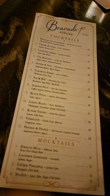 Menu photo 1 Bravado Covina, CA