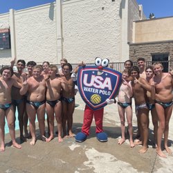 Ohana Water Polo Academy - 16u boys with USA water polo mascot.. SHIELDY