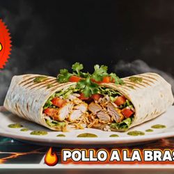 Sabor Peruvian Rotisserie Chicken - Pollo a la Brasa Wrap
$9.99 Only