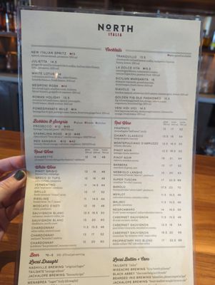 Menu photo 4 North Italia Nashville, TN Menu photo 4 North Italia Nashville, TN