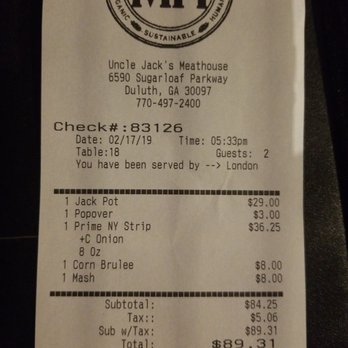 Uncle Jack's Meat House - Steakhouses Near Me - Duluth, Georgia