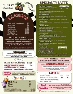 Menu photo 4 Cherry Coffee Cafe Bullhead City, AZ