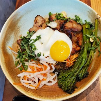 GRANVILLE - Pork belly bowl - New American Near Me - Pasadena, California