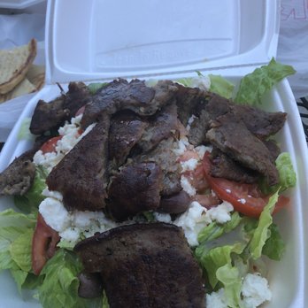 Milos - Gyro salad - Greek Near Me - Rocklin, California Milos - Gyro salad - Greek Near Me - Rocklin, California